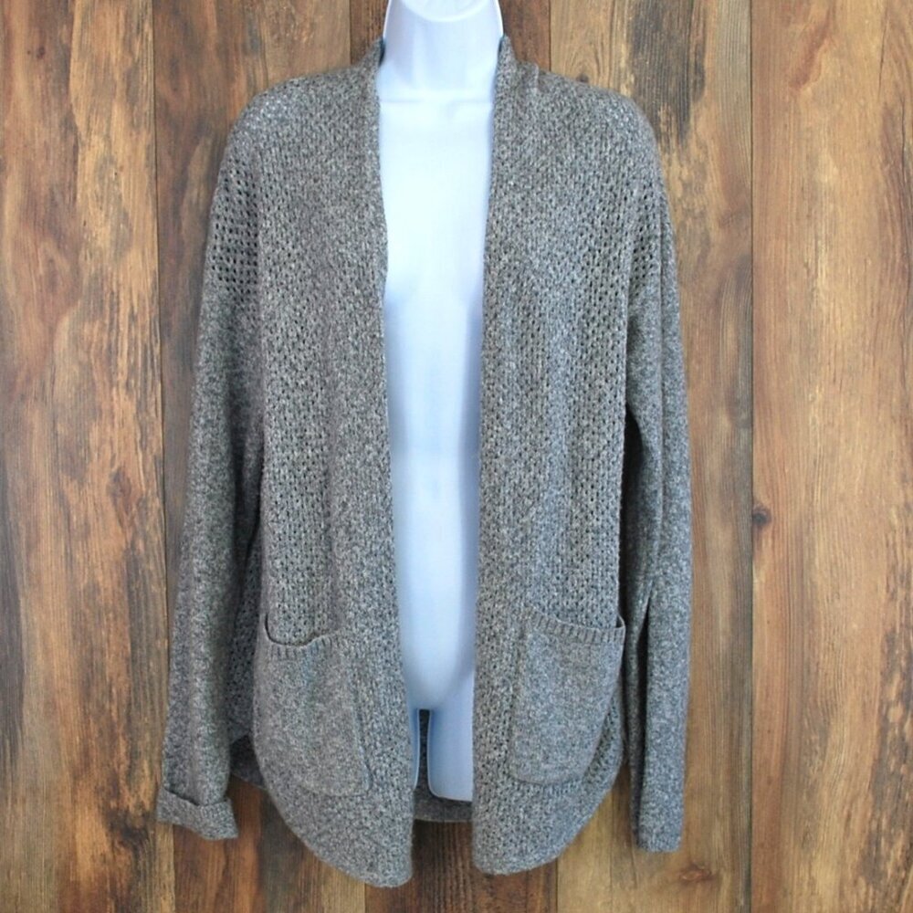 Maurices Women's Gray Cardigan Sweater Soft Flowy Small